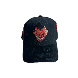 Gorras Chucky <span class=keywords><strong>de</strong></span> 5 Paneles con Logotipo Bordado en 3D, 100% Nuevas, Calidad <span class=keywords><strong>Original</strong></span>, con Patrones <span class=keywords><strong>de</strong></span> Leopardo y Puntos, Adornadas con Pedrería, Unisex para Adultos - Product Image 1