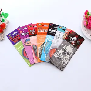2024 Personalized Custom Logo Paper Car Hanging Car Air Fragrance Freshener for Different Shapes Scents