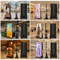 Panel Iklan LED Vertikal Dalam Ruangan P1.53, Kecerahan 600 Nits &amp;   Sudut Pandang Lebar 160° - Beli Produk di Alibaba.com
