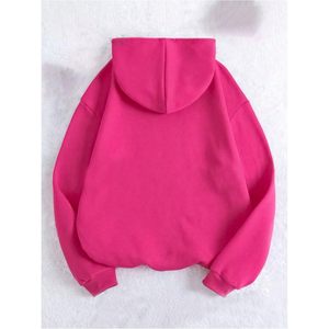 Sudadera con Capucha Extra Grande Personalizada para Mujer, Sudadera de Forro Polar de Manga Larga con Estampado Floral Aloha - Product Image 3