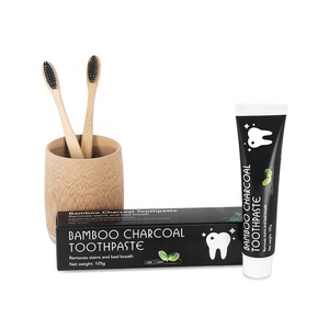 Dentifrice blanchissant en charbon de noir OEM, formule naturelle 105g, pour avoir des dents, produit à appliquer soi-même, 30 ml - Product Image 1