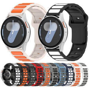 Correa de silicona IVANHOE de 20mm y 22mm para Samsung Galaxy Watch Gear S3 Active2, pulsera para Amazfit <span class=keywords><strong>GTS</strong></span>/<span class=keywords><strong>2</strong></span>/3/4 <span class=keywords><strong>Huawei</strong></span> Watch Band - Product Image 2