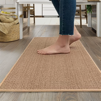 Tapis de sol de cuisine moderne multifonctionnel antidérapant et imperméable, tissé vertical, confortable