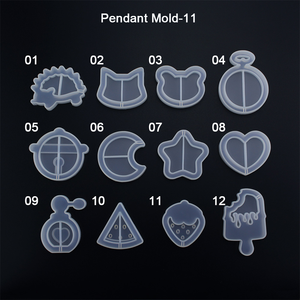 Stampi in Silicone per <span class=keywords><strong>Resina</strong></span> <span class=keywords><strong>Epossidica</strong></span> per Creazione di Ciondoli Fai-da-Te, Portachiavi e Decorazioni per Torte - Product Image 6