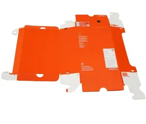 Emballage de boîte de papier de chaussures en carton rigide de haute qualité Boîte à chaussures en carton personnalisée orange Emballage de chaussures de baskets bottes pour femmes - Product Image 1