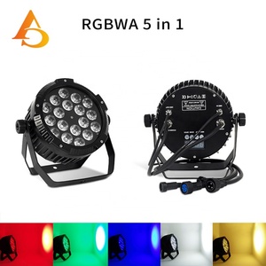 18 Piezas de Luces LED para Exteriores 4 en 1, 5 en 1, 6 en 1, Luces de Escenario DMX - Product Image 5