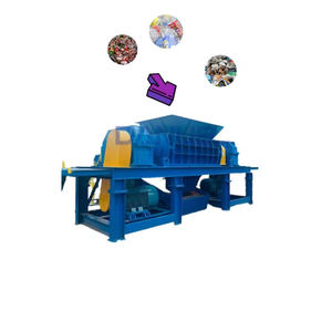 Broyeur à double moteur haute performance pour le traitement des déchets municipaux, commerciaux et industriels, machines de traitement, broyeur de déchets - Product Image 1