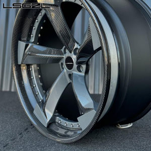 Jantes en fibre de carbone forgées sur mesure de luxe 5x114.3 5x120 5x112 5x130 6x139.7 18 19 20 22 pouces Mononlock pour voiture de luxe - Product Image 1