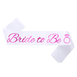 وشاح العروس المستقبلية، وشاح للعروس لحفلات الزفاف وحفلات العزوبية، زينة لحفلات الخطوبة، هدايا وإكسسوارات - Product Image 2