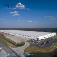 Planta de Fabricación de Estructuras de Acero Prefabricadas, Taller Industrial de Gran Envergadura, Edificio Industrial de Alta Capacidad de Carga