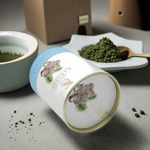 Tube en papier personnalisé de haute qualité, écologique et luxueux, pour emballages de crèmes glacées, bonbons et aliments, avec couvercle en étain - Product Image 3