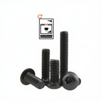 YILI YL-043 # Vis à tête hexagonale à filetage fin en acier allié oxydé noir de classe 8, 10 pouces, UNC UNF, ASME/ANSI B18.3