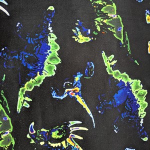 Robe à imprimé floral numérique pour femmes en gros, <span class=keywords><strong>design</strong></span> personnalisé, 100% coton, tissu extensible en velours tricoté, léger et doux pour les filles - Product Image 4