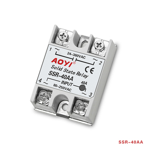 Relé de Estado Sólido Miniatura de 220 VCA SSR-40AA, de Protección y Uso General, 10A 15A 25A 40A 60A 75A <span class=keywords><strong>90A</strong></span>, Sellado - Product Image 1