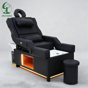 Jincheng Salon Keramik Waschbecken <span class=keywords><strong>Shampoo</strong></span> Thai Massage <span class=keywords><strong>Shampoo</strong></span> Pediküre Stuhl Japanisches Kopf Spa Bett - Product Image 1