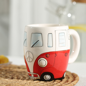 En céramique Classique Nouveauté Camping-Car Tasse <span class=keywords><strong>Hippie</strong></span> De <span class=keywords><strong>Voiture</strong></span> Tasse - Product Image 3