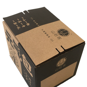 Custom Print Corrugated Paper Boxes Recycled Cardboard Zipper Tear Strip Mailer Packaging Shipping Box Custom Logo