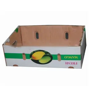 硬纸板芒果盒，水果运输纸箱