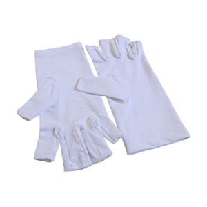 Puntas de esmalte de Punta abierta Anti Ultravioleta <span class=keywords><strong>UV</strong></span> Shield Bloqueador solar Gel Protección Guantes de uñas Anti <span class=keywords><strong>UV</strong></span> Manicura Guante - Product Image 4