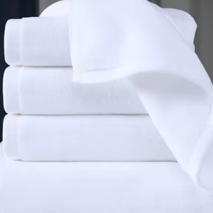 Hilo blanco teñido piscina barato liso 80 poliéster 20 poliamida personalizado 500gsm microfibra Hotel playa baño Lino Toalla <span class=keywords><strong>de</strong></span> lujo - Product Image 1