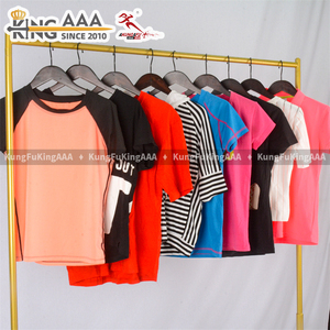 KungFu KingAAA - Balle di T-shirt Usate Miste Colori Chiari, Ingrosso, Magliette Estive di Seconda Mano, Assortimento Luminoso in Cotone Pastello - Product Image 6