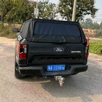 Nouvelle couverture de benne de pick-up en tissu noir souple, haute, imperméable, anti-poussière, pliable, pour rangement