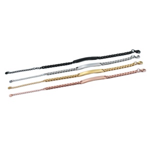 China Factory Good Quality Stainless Steel Everyday Simplicity Bracelet Stainless Bracelet Chain