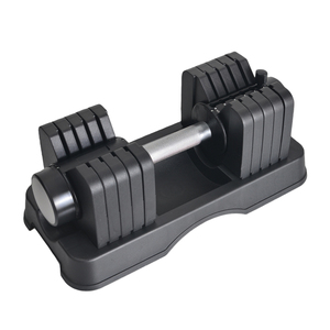 Haltères personnalisés avec logo, 55 livres, revêtement en acier de haute précision, haltères de <span class=keywords><strong>luxe</strong></span> pour salle de sport commerciale - Product Image 1