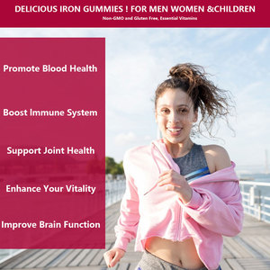 Nhà máy cung cấp sắt Gummies cải thiện chức năng não với vitamin phức tạp hương vị dâu tây cho trẻ em & người lớn - Product Image 3