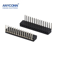 Broche de connecteur d'en-tête femelle 2-40P à une rangée 1.0mm/1.27mm/2.0mm/2.54mm/mm pas SMD/SMT pour l'électronique pour en-tête femelle