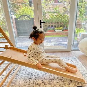 Aire de jeux intérieure Jungle Gym Jouets d'escalade pour bébés Montessori Style Waldorf Ensemble de jeu en bois pour enfants - Product Image 5