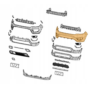 Parte Superior del Parachoques Delantero Thzy 68351154AA para Jeep Compass 2017-2019 Mk con Transmisión Automática - Product Image 4
