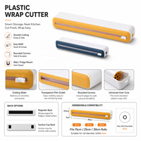 Séparateur de film plastique mural pour réfrigérateur, machine à découper en film alimentaire rechargeable