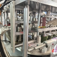 Machine d'impression de films pour bouchons de bouteilles de 5 gallons entièrement automatique, machine d'étiquetage des bouchons de bouteilles d'eau, machine de laminage des autocollants pour bouchons