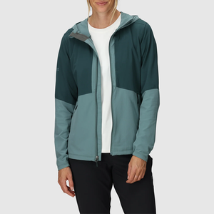Biểu Tượng Tùy Chỉnh Phụ Nữ Ngoài Trời <span class=keywords><strong>Softshell</strong></span> Áo Khoác Windproof Đi Bộ Đường Dài Áo Khoác Cho Tất Cả Các Mùa - Product Image 2