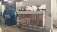 Presse à chaud haute fréquence pour le cintrage du contreplaqué et du bois cintré pour chaises, avec moteur à roulement, 120 tonnes de pression, 7,5 kW de puissance