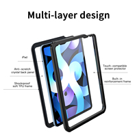Étui robuste et étanche pour iPad Air 11 pouces M4/M3/M2 (2026/2025/2024) – Coque de tablette robuste avec béquille, adaptée aux enfants