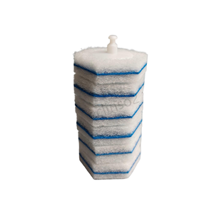 Têtes de brosse de toilette jetables à clipser - Liquide nettoyant intégré, <span class=keywords><strong>action</strong></span> de nettoyage en profondeur, remplacement facile sans outil - Product Image 3