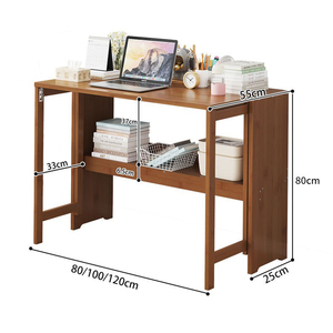Mobili per la casa scrivanie pieghevoli per piccoli spazi, postazione di lavoro per Laptop da tavolo da ufficio, scrivania da studio mensola - Product Image 5