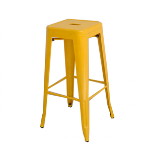Tolix Industrial-Style Modern High Bar <b>Stool</b> Without Back Durable Metal Chair in Multiple Colors ST1520 - Product Image 1