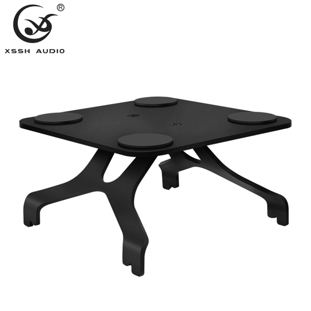 All Metal Aluminum Alloy Speaker Support Stand YIVO XSSH HIFI Desktop Home Theater Audio Video Stereo Speaker Base Rack