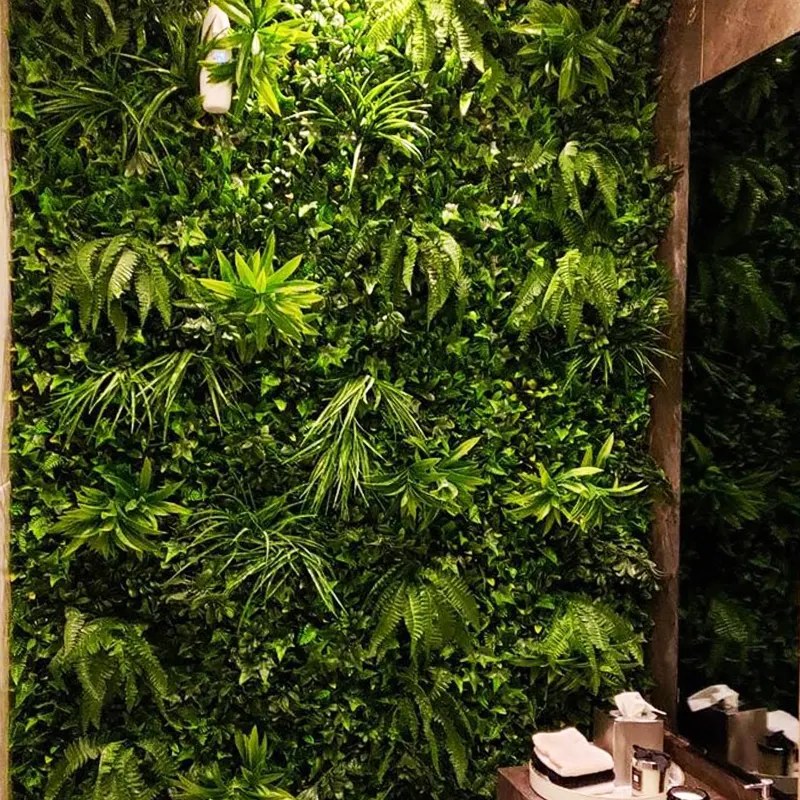 Toile de fond murale de verdure panneau de buis artificiel plante verte plante fleur mur pour décoration extérieure