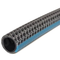 블랙 내부 투명 녹색 표면 3/4 "19mm PVC 섬유 꼰 강화 정원 호스