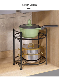 Estantes de cocina modernos de alta calidad Estantes de almacenamiento multifuncionales para pisos - Product Image 4