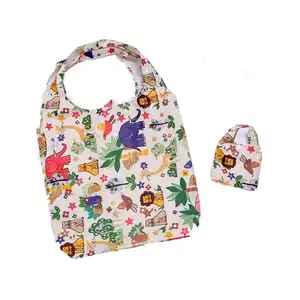 Tas belanja dapat dipakai ulang dengan tangan desainer perhiasan Pp tenun dilaminasi makanan belanja kualitas tinggi untuk wanita tas rias wanita