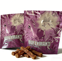 Sacs d'emballage pour aliments pour chiens, fond plat, debout, avec matériaux en nylon PET LDPE, antistatiques, personnalisables pour les aliments pour animaux de compagnie