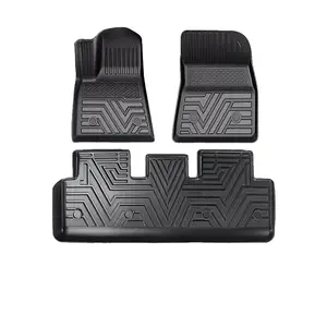 custom car accessories tpe custom made 3d car floor mats easy to clean suppliers for tesla model 3
