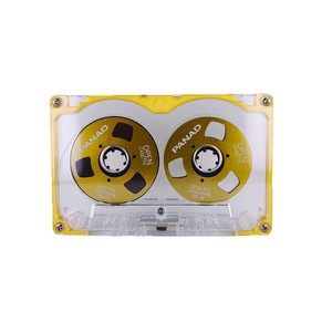 Casete de audio retro de 50 minutos con marco colorido, bobina abierta, tipo esqueleto, de alta resistencia, de doble cara, en blanco para grabación de música y mixtape. - Product Image 1