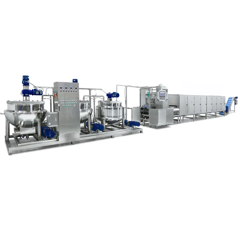 Máquina de fabricación de dulces de gelatina uesd/306 Mini/línea de producción de gomitas de pectina, depositador de dulces de gelatina suave