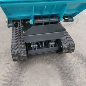 Mini Dumper Cingolato Idraulico con Ribaltamento Automatico, Approvato CE, Carriola Motorizzata Autocaricante, Buggy per Calcestruzzo - Product Image 6
